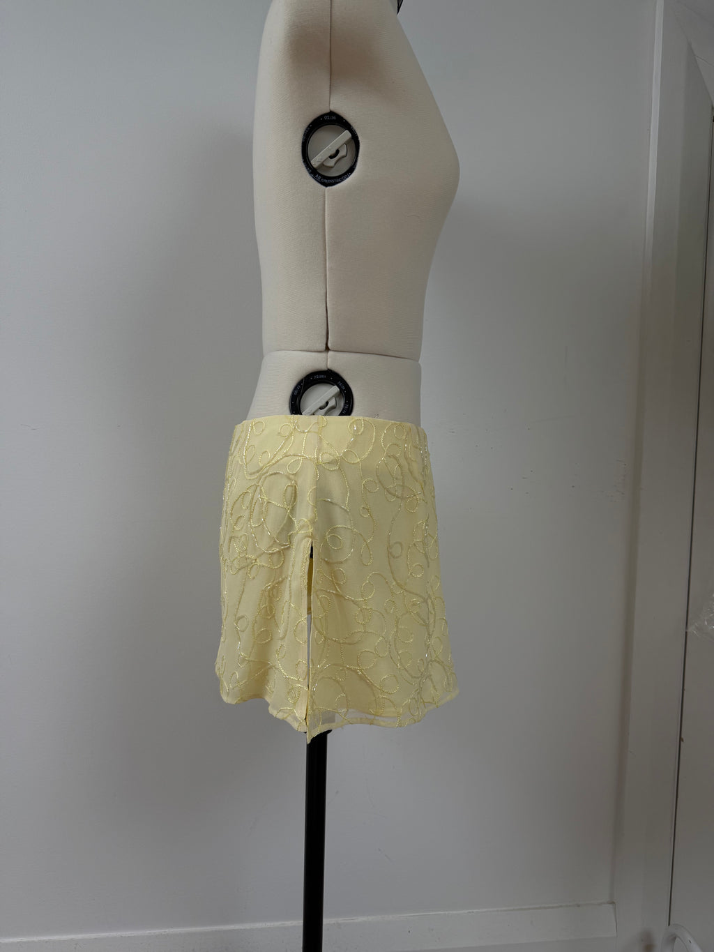 Anya Mini Skirt - Crystal Yellow