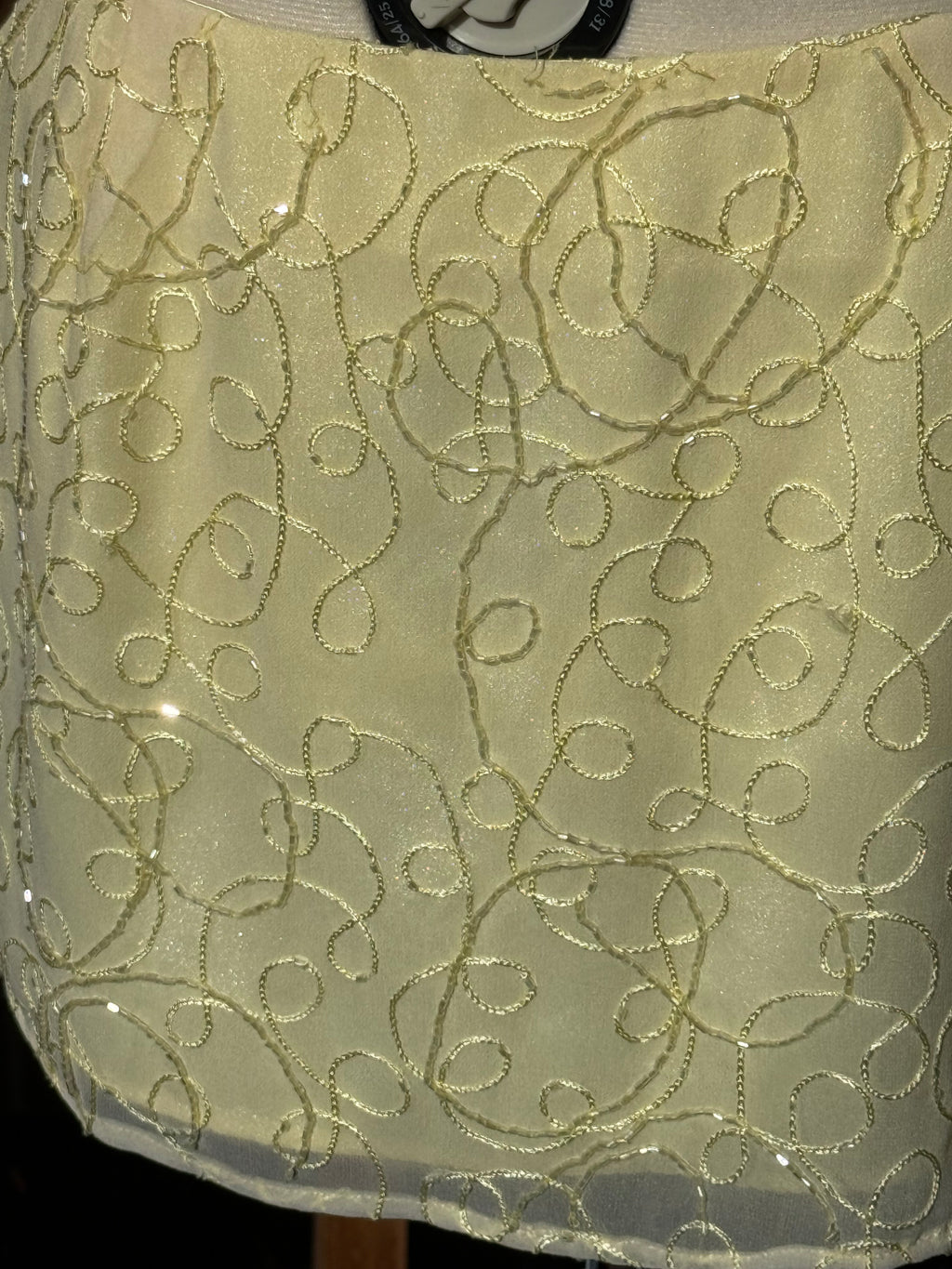 Anya Mini Skirt - Crystal Yellow